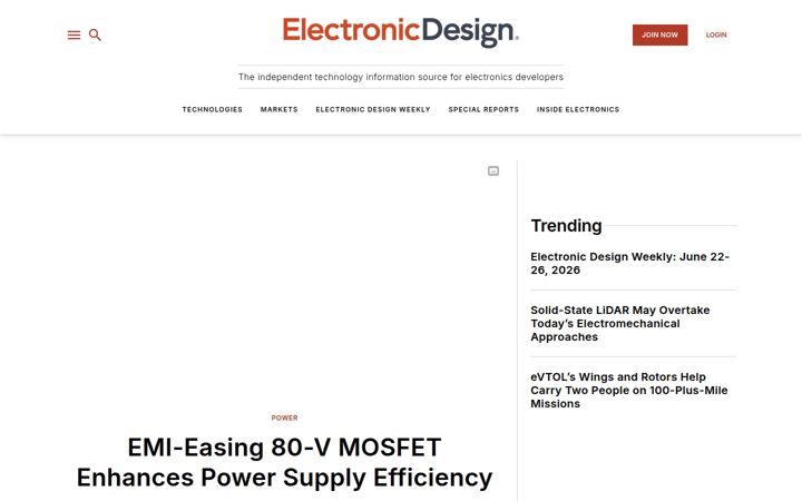 Screenshot di electronicdesign.com