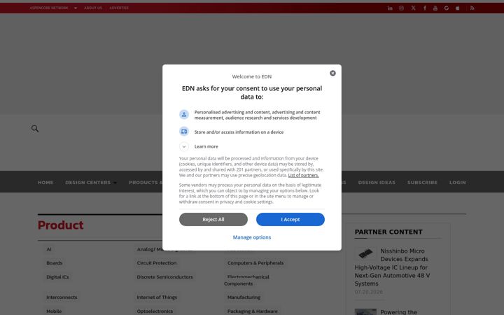 Screenshot of electronicproducts.com