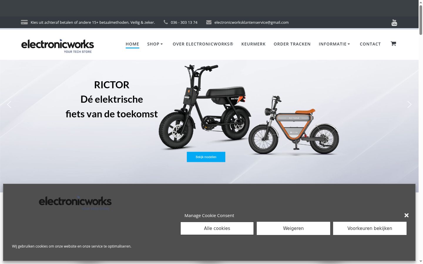 Ekrānuzņēmums ar piekrišanas baneri, kas tika rādīts pirms jebkādas mijiedarbības