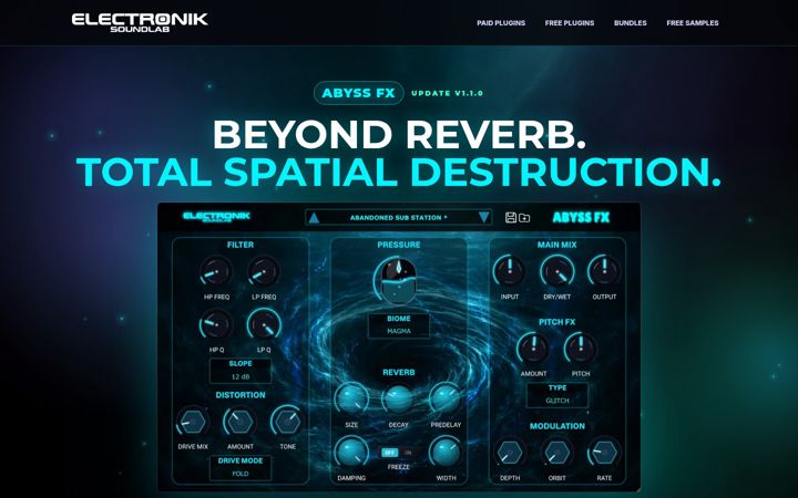 Screenshot of electroniksoundlab.com