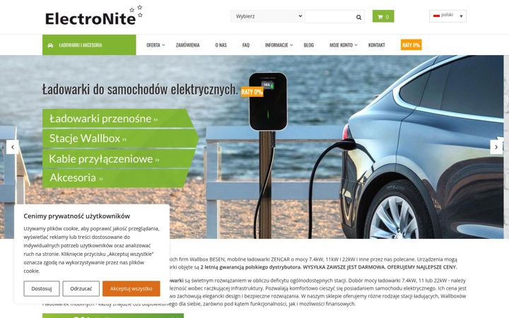 Capture d'écran de electronite.eu