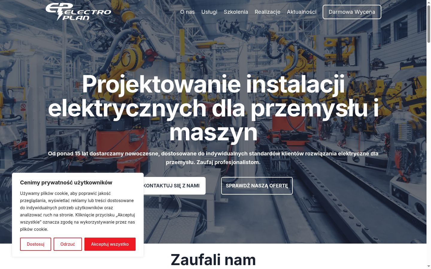 Snimka zaslona bannera za privolu prikazanog prije bilo kakve interakcije