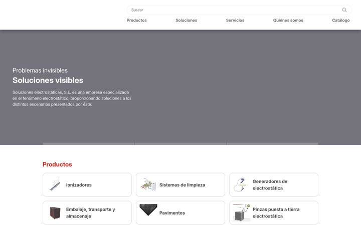 Screenshot of electrostatica.com