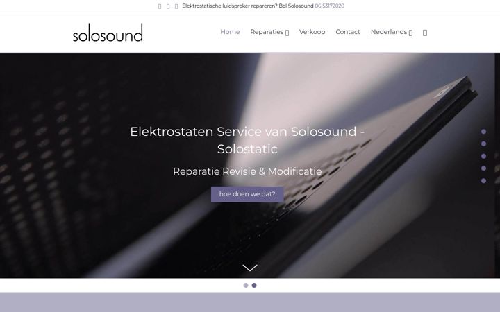 Ekrānuzņēmums no electrostaticservice.nl