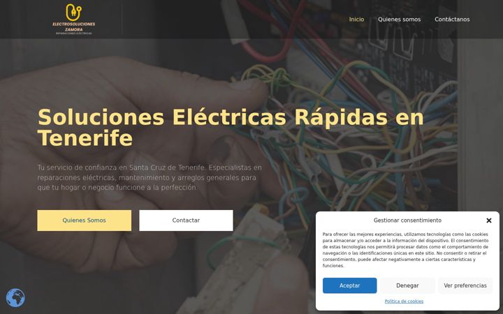 Screenshot of electrozamora.com
