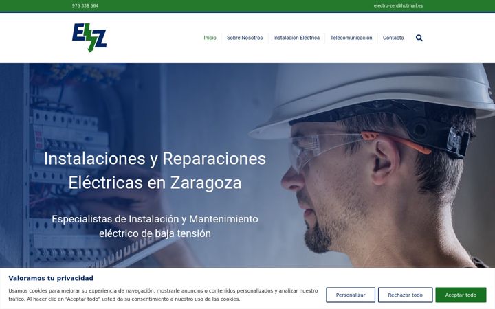 Zrzut ekranu electrozen.es