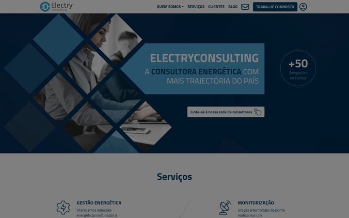Captură de ecran a electryconsulting.pt