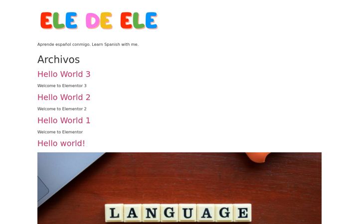 Screenshot of eledelucia.com