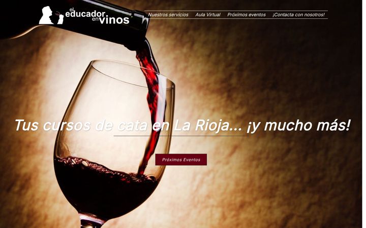 Screenshot of eleducadorenvinos.com