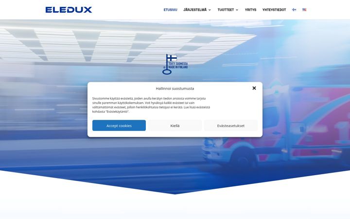 Screenshot di eledux.fi
