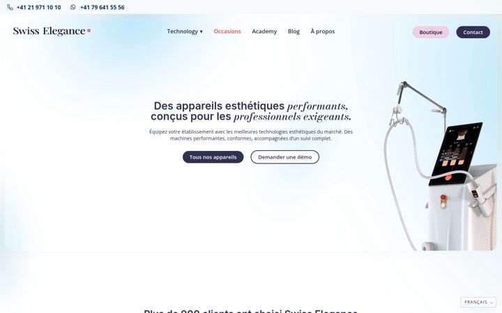 Skjermbilde av elegance-boutique.ch