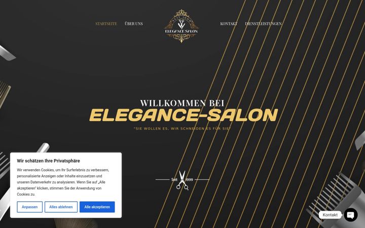 Screenshot van elegance-salon.de