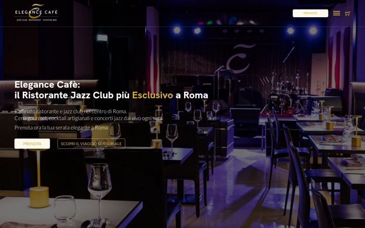 Ekrānuzņēmums no elegancecafe.it