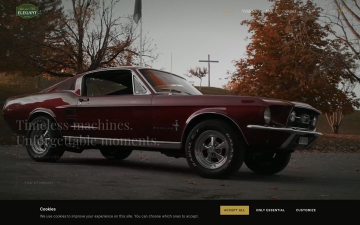 Screenshot of elegant-cars.com