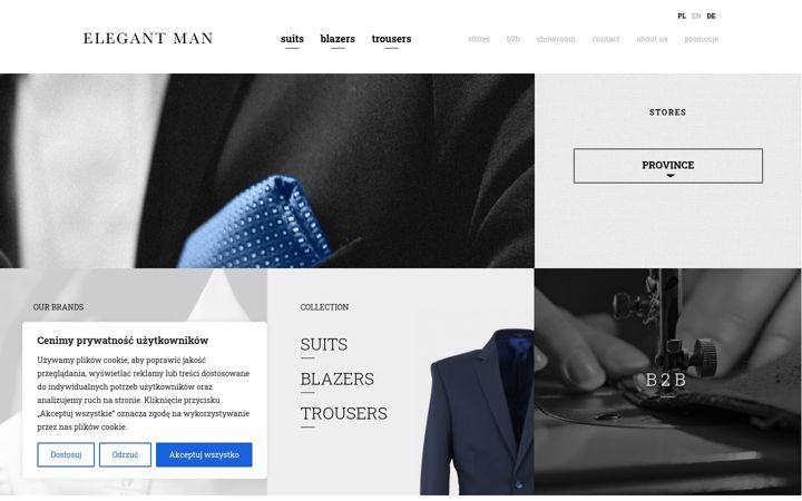 Ekraanipilt saidist elegant-man.com.pl