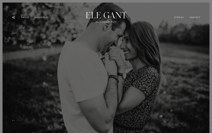 Ekraanipilt saidist elegant-photography.de