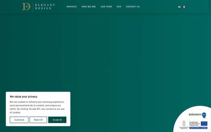 Skærmbillede af elegantdesign.hu