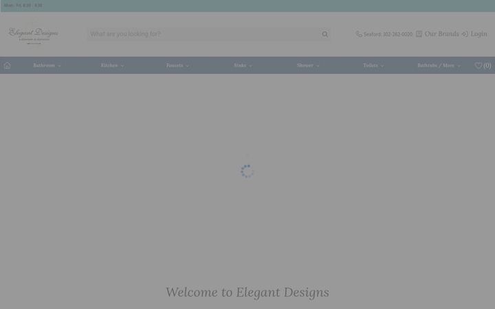 Screenshot of elegantdesignsshowroom.com