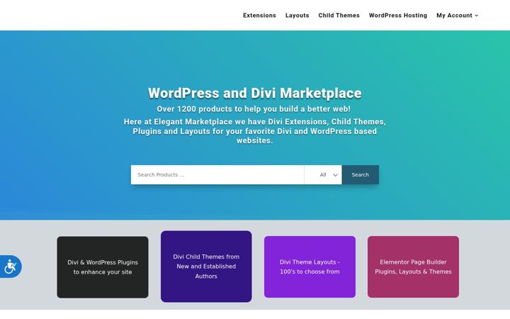 Screenshot of elegantmarketplace.com