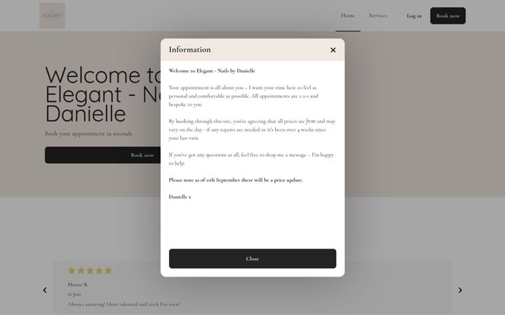 Ekrānuzņēmums no elegantnailsbydanielle.co.uk