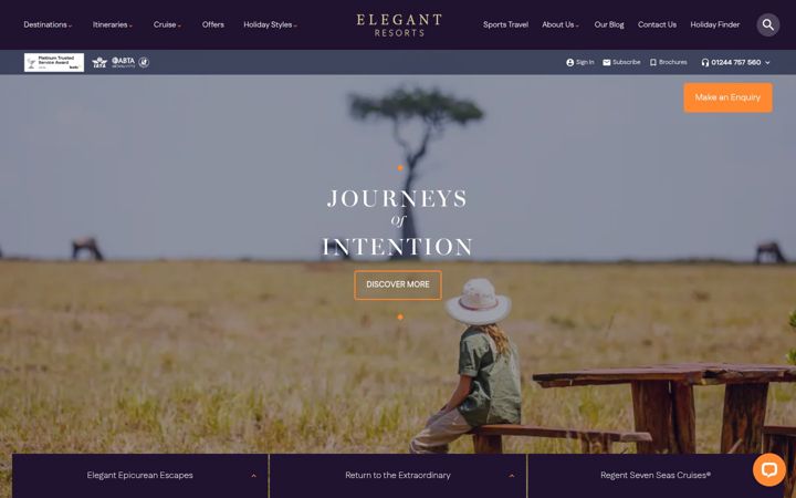 Screenshot di elegantresorts.co.uk