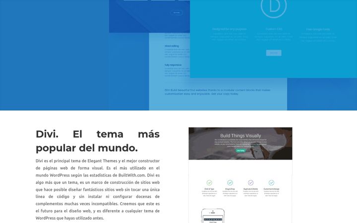 Zrzut ekranu elegantthemes.es