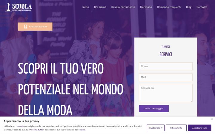 Screenshot of eleganzadelportamento.com