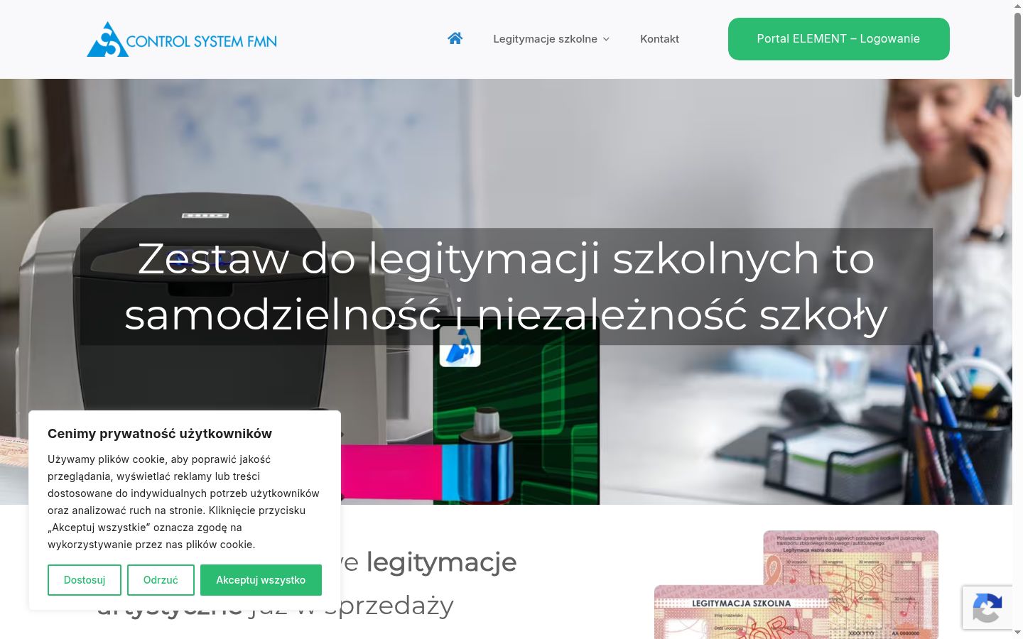 Képernyőkép a bármilyen interakció előtt megjelenő hozzájárulási bannerről