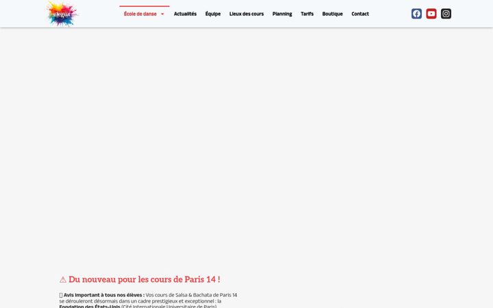 Screenshot stránky elegua.fr