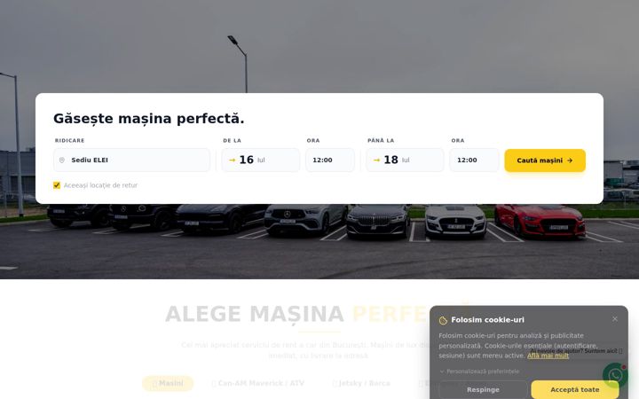 Screenshot von elei.ro
