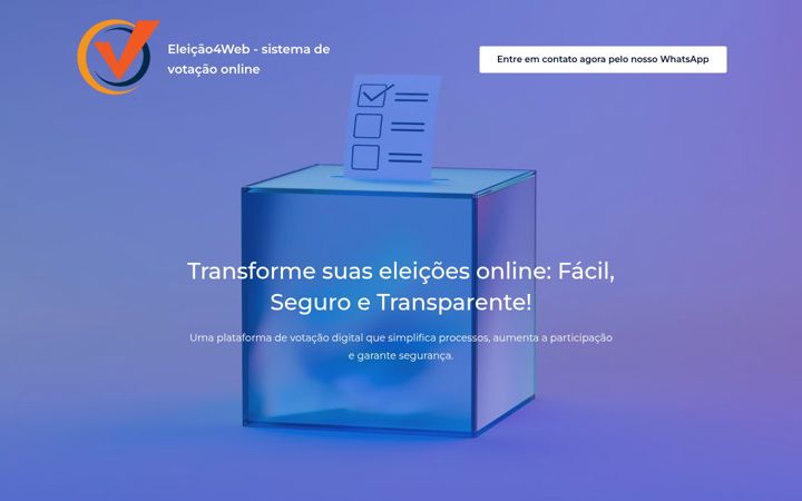 Screenshot stránky eleicao4web.com.br