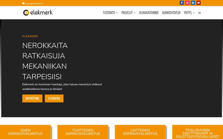 Screenshot of elekmerk.fi