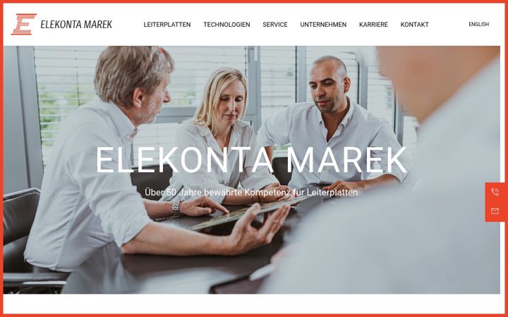 Screenshot di elekonta.de