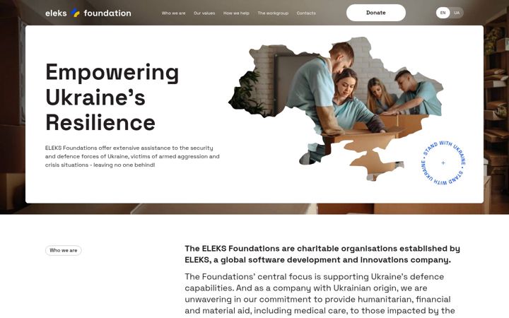 Skærmbillede af eleksgives.org