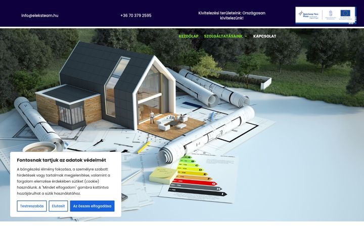 Skærmbillede af eleksteam.hu