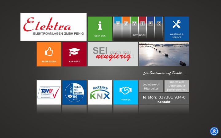 Screenshot di elektra-penig.de