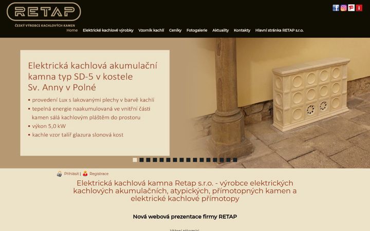 Screenshot ta' elektrickakamna.cz