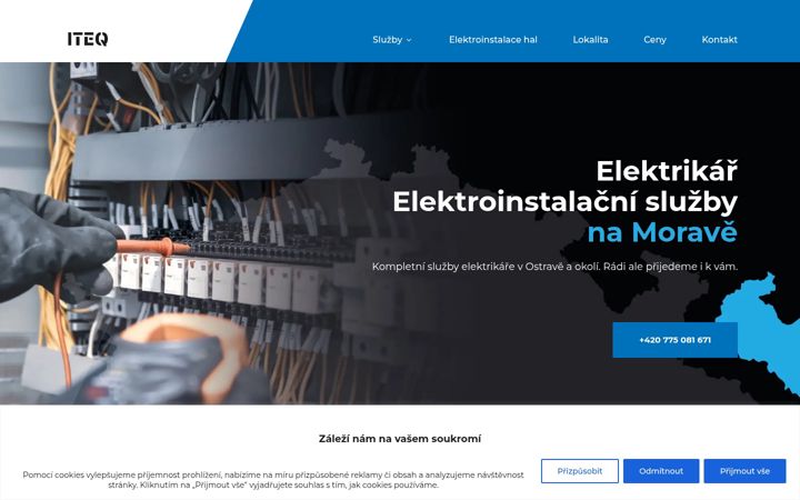 Screenshot ta' elektrikar-prace.cz