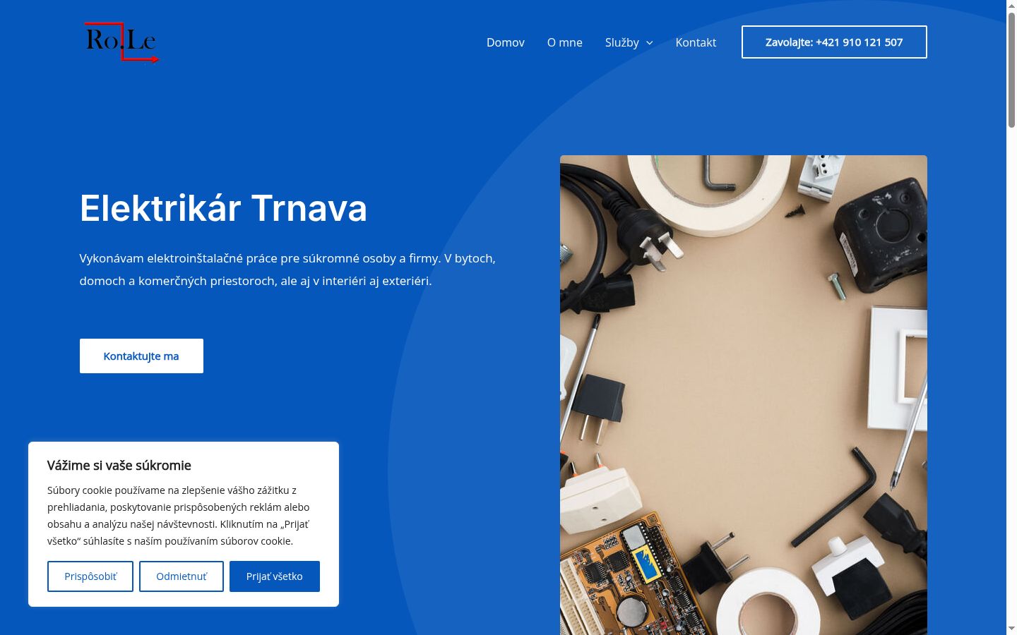 Screenshot tal-banner tal-kunsens muri qabel kwalunkwe interazzjoni