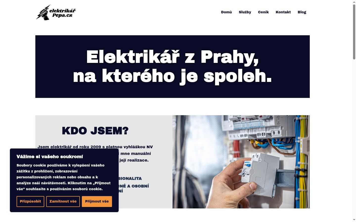 Screenshot tal-banner tal-kunsens muri qabel kwalunkwe interazzjoni