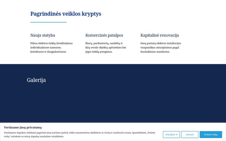 Snímek obrazovky elektrikasvilniuje.lt