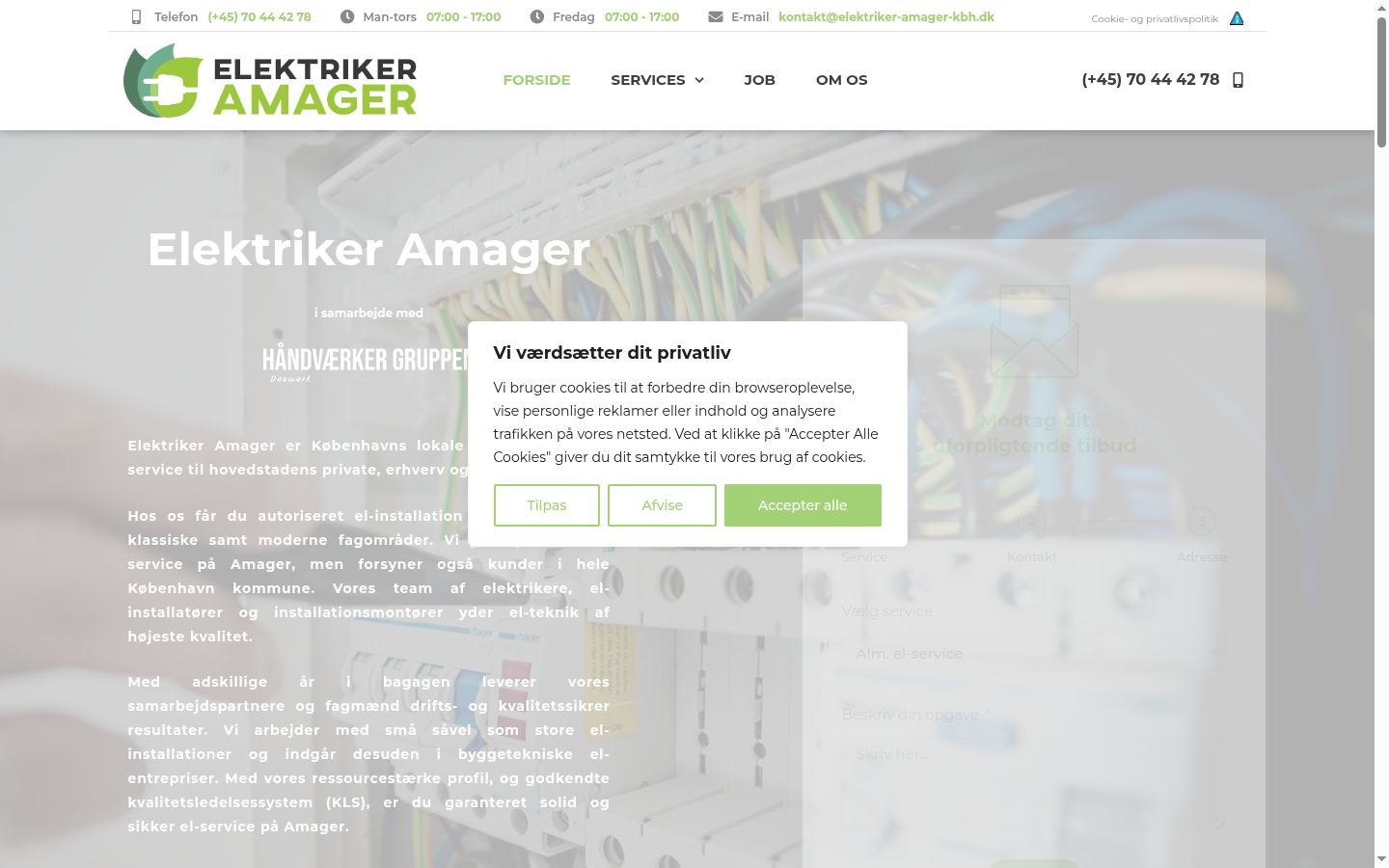 Screenshot tal-banner tal-kunsens muri qabel kwalunkwe interazzjoni