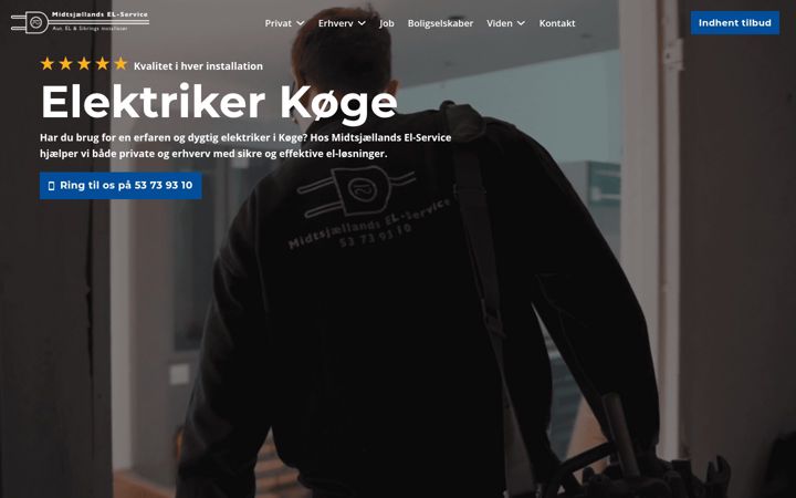 Ekrano kopija elektriker-koege.dk