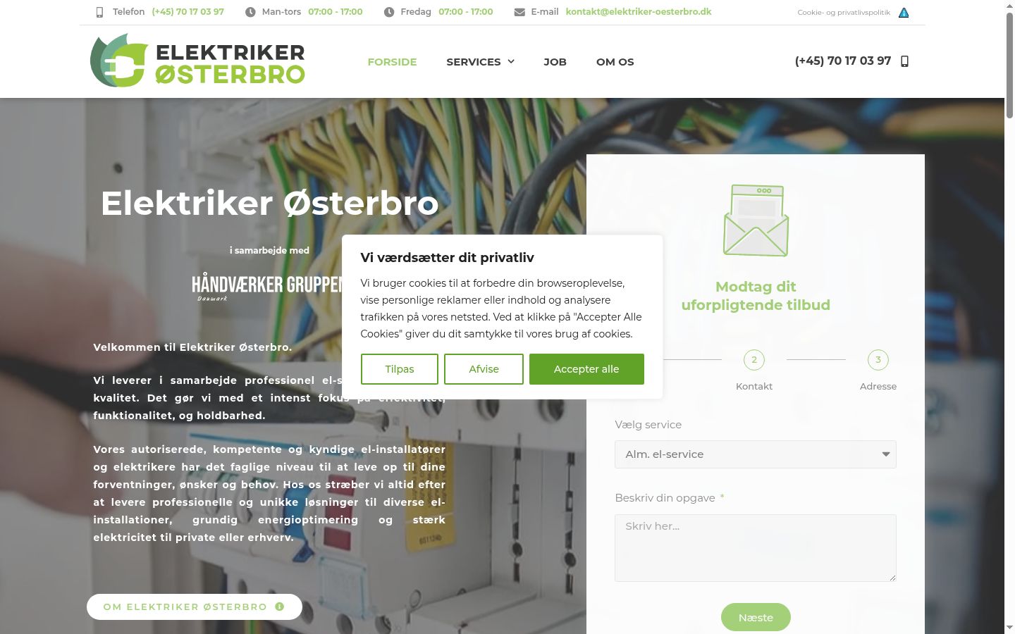 Screenshot tal-banner tal-kunsens muri qabel kwalunkwe interazzjoni