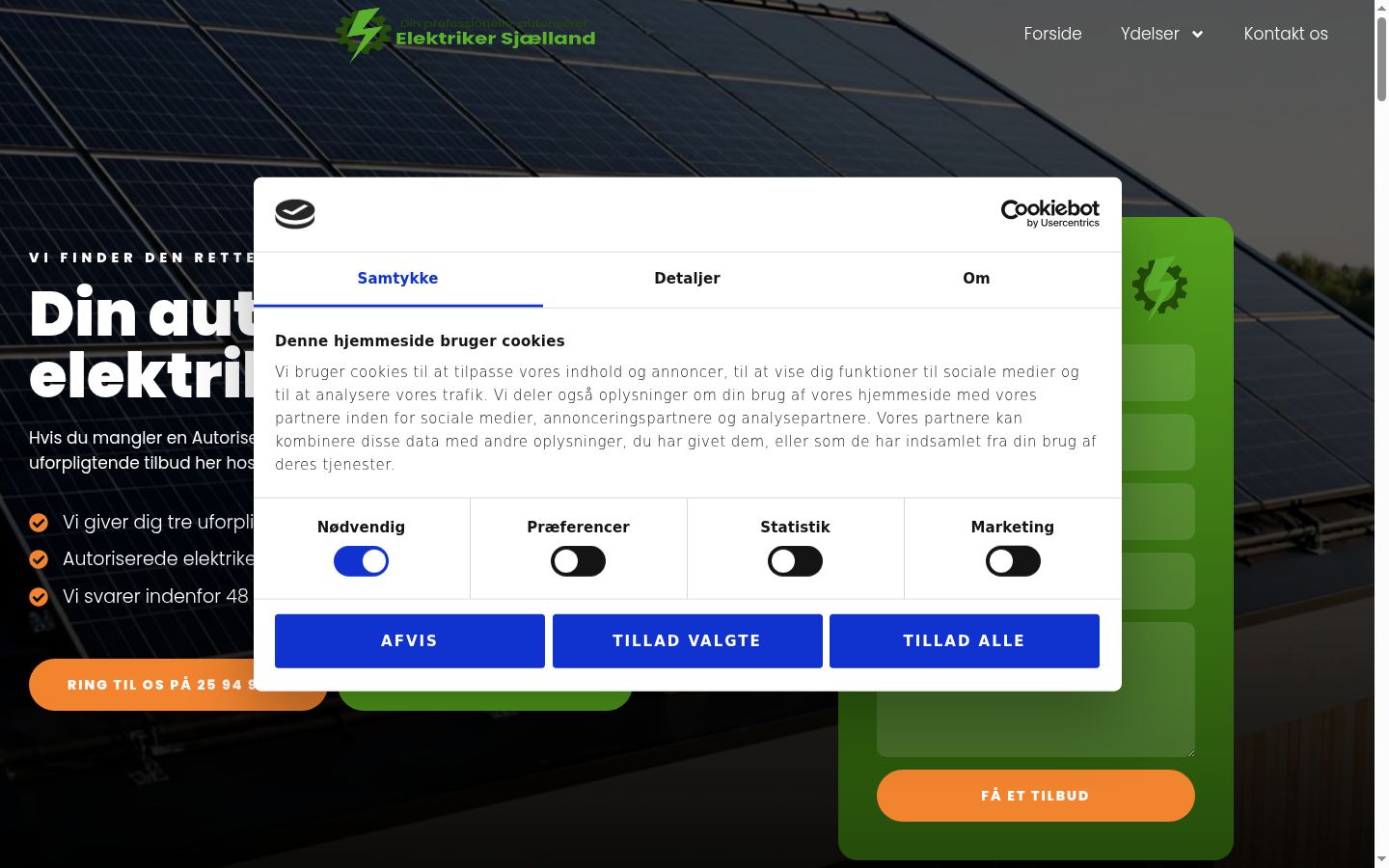 Sutikimo reklamjuostės, rodytos prieš bet kokią sąveiką, ekrano kopija