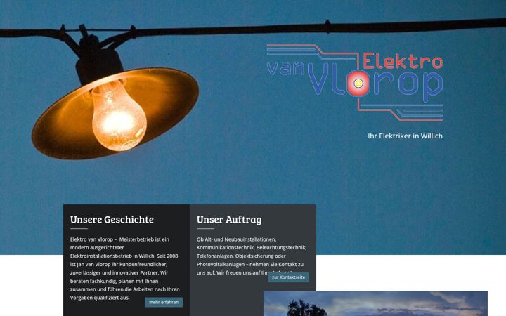 Captura de pantalla de elektriker-willich.de