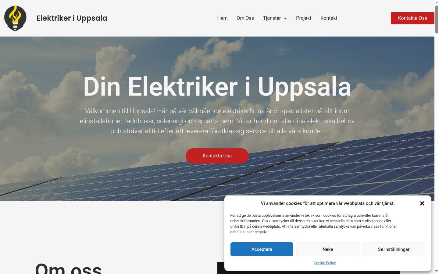 Screenshot des Einwilligungsbanners vor jeglicher Interaktion