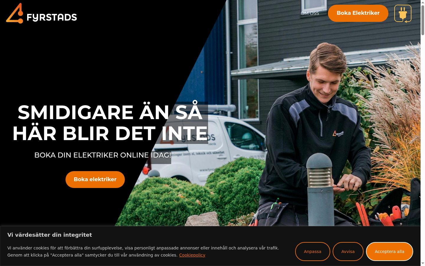Ekraanipilt nõusolekubännerist, mida näidati enne mis tahes suhtlust