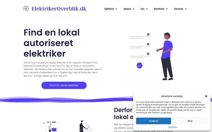 Ekrano kopija elektrikeroverblik.dk