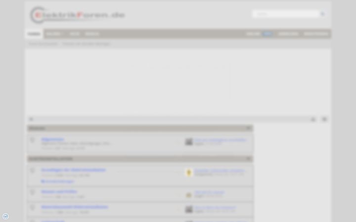 Screenshot of elektrikforen.de